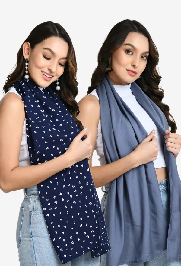 V&M_Women_Pack_of_2_Printed_Scarves