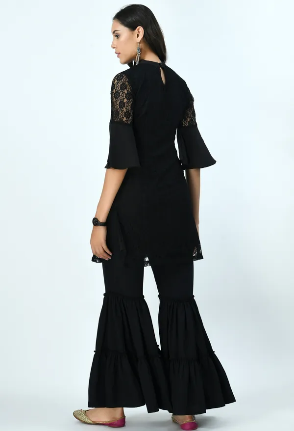Black_Kurti_With_Sharara_&_Dupatta_For_Women