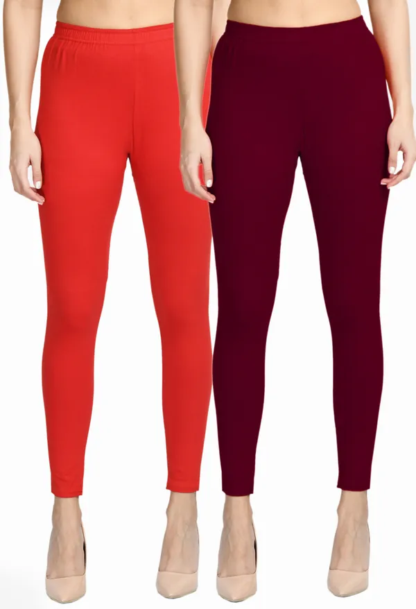 V&M_Women_Pack_Of_2_Comfort_Fit_Ankle_Length_Leggings