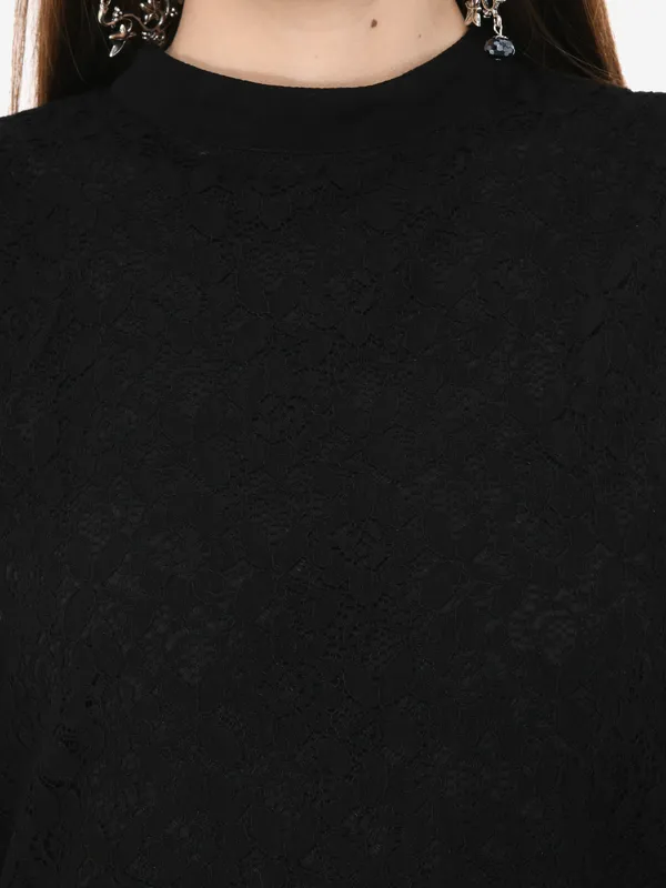 Black_Lace_Cold_Shoulder_Sleeves_Designer_Indo_Western_Fusion_Sharara_Jumpsuit_For_Women
