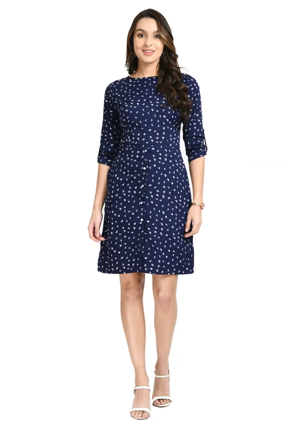 Navy_Blue_Printed_Crepe_Sheath_Dress
