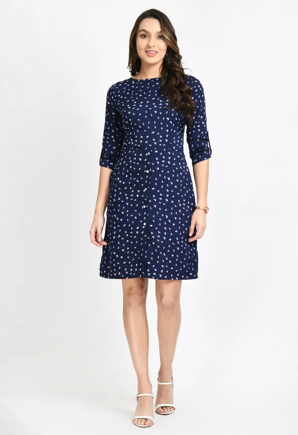 Navy_Blue_Printed_Crepe_Sheath_Dress