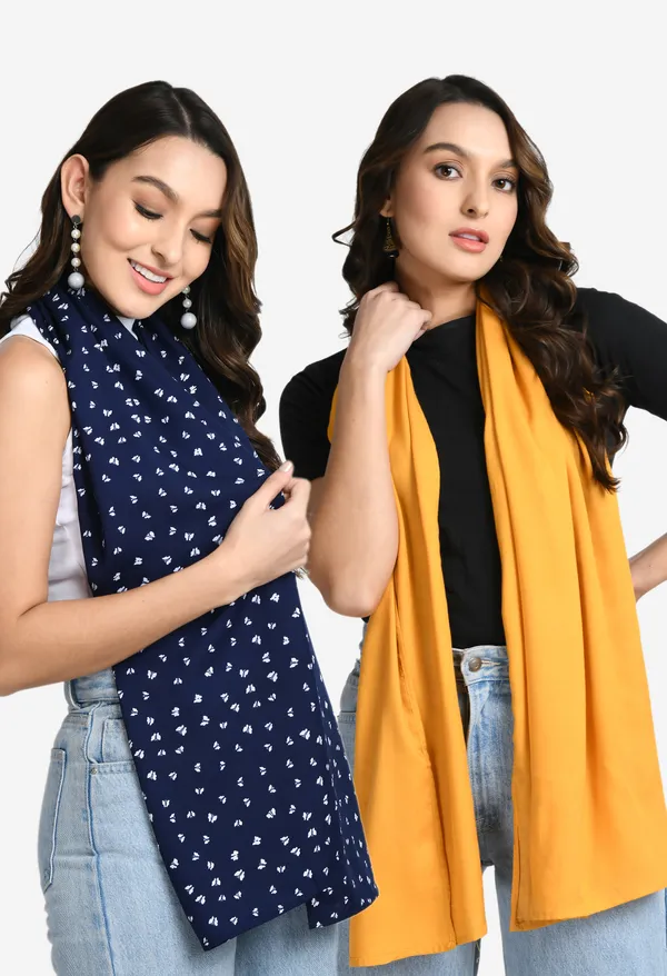 V&M_Women_Pack_of_2_Printed_Scarves