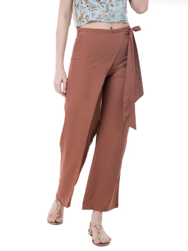 Rust_Smart_Regular_Fit_Solid_Regular_Trousers