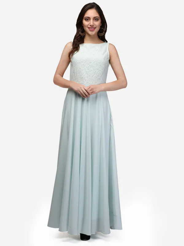 Sea_Green_Lace_Boat_Neck_Sleeveless_Flared_French_Crepe_Floor_Length_Gown_Dress
