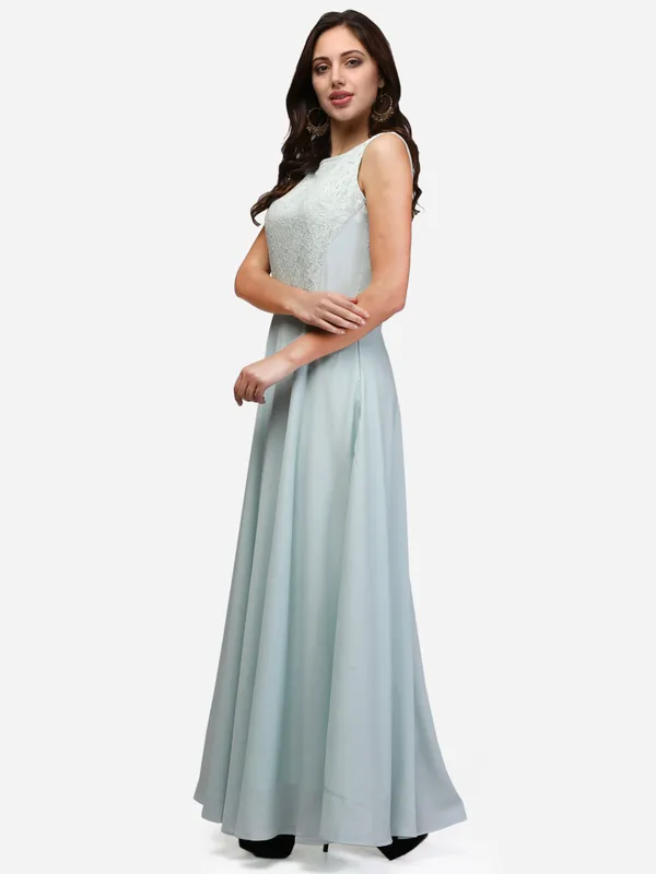 Sea_Green_Lace_Boat_Neck_Sleeveless_Flared_French_Crepe_Floor_Length_Gown_Dress