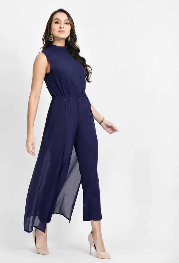 V&M_Navy_Blue_Layered_Sleevesless_Basic_Jumpsuit