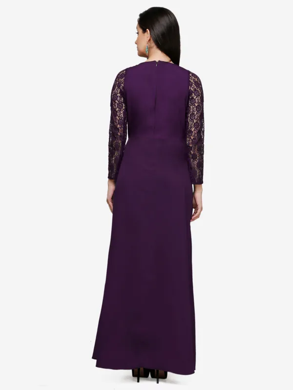Purple_Self_Design_Crepe_Maxi_Dress