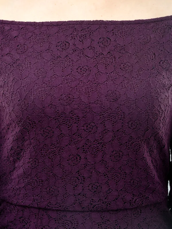 Purple_Cotton_Lace_Off_Shoulder_Dress_For_Women
