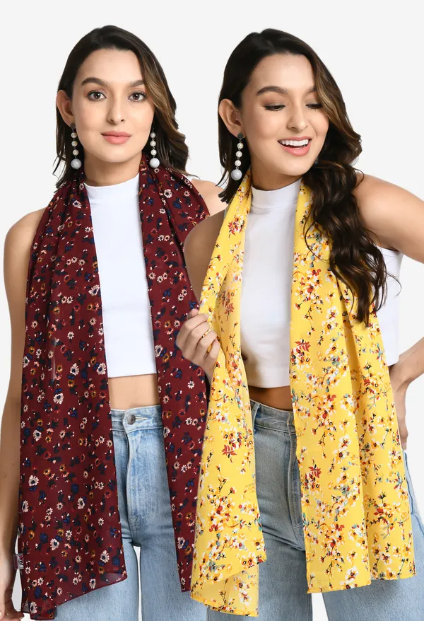 V&M_Women_Pack_of_2_Printed_Scarf