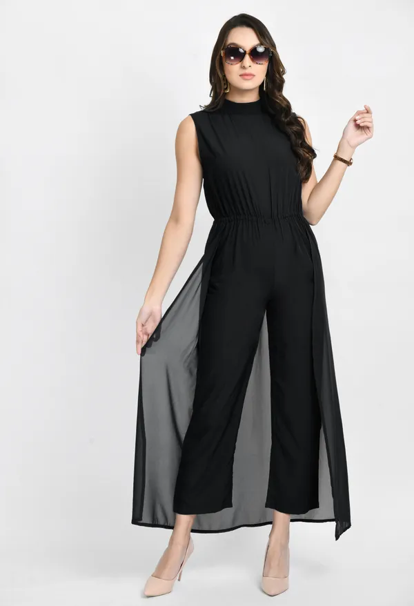 V&M_Black_Layered_Sleevesless_Basic_Jumpsuit