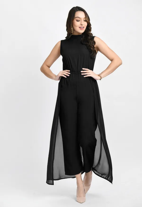 V&M_Black_Layered_Sleevesless_Basic_Jumpsuit