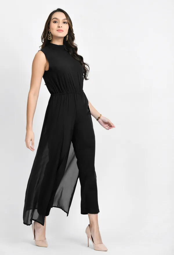 V&M_Black_Layered_Sleevesless_Basic_Jumpsuit
