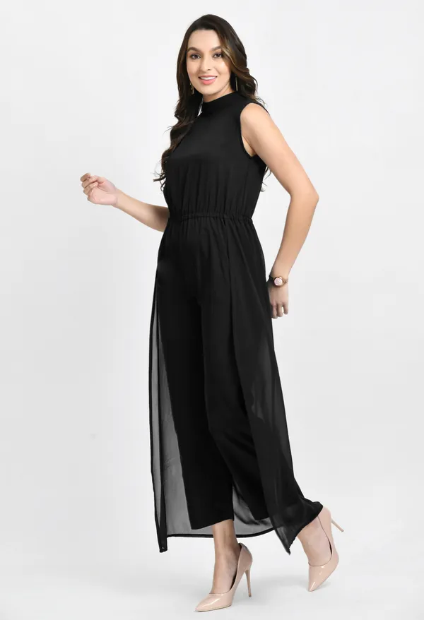 V&M_Black_Layered_Sleevesless_Basic_Jumpsuit
