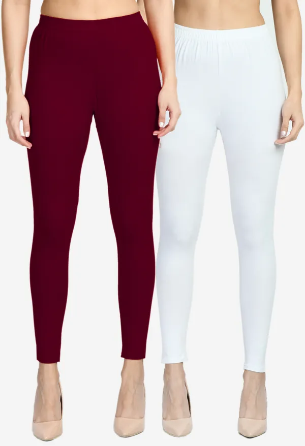 V&M_Women_Pack_Of_2_Comfort_Fit_Ankle_Length_Leggings