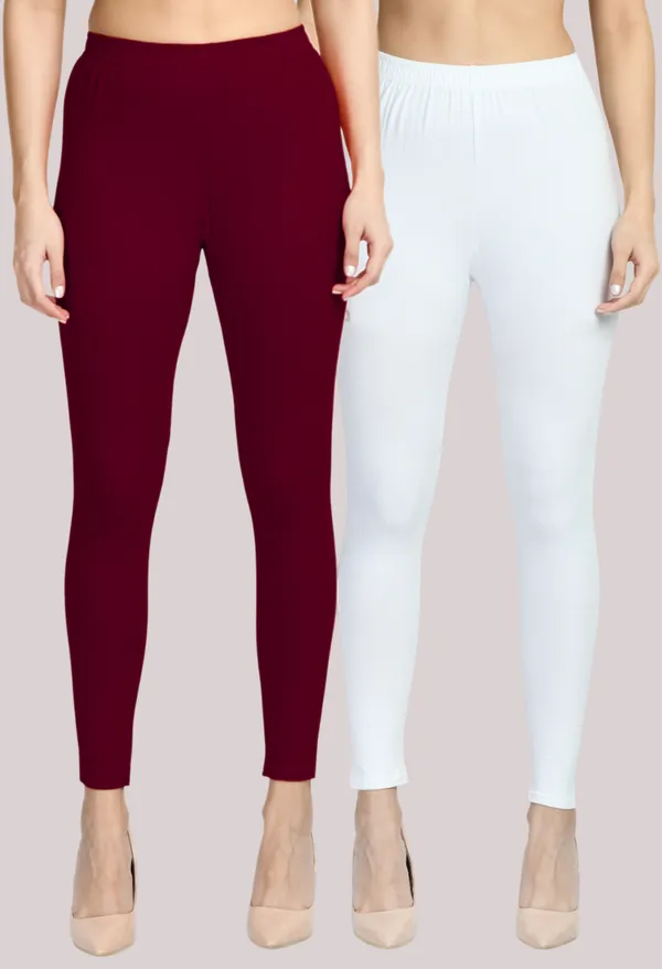 V&M_Women_Pack_Of_2_Comfort_Fit_Ankle_Length_Leggings