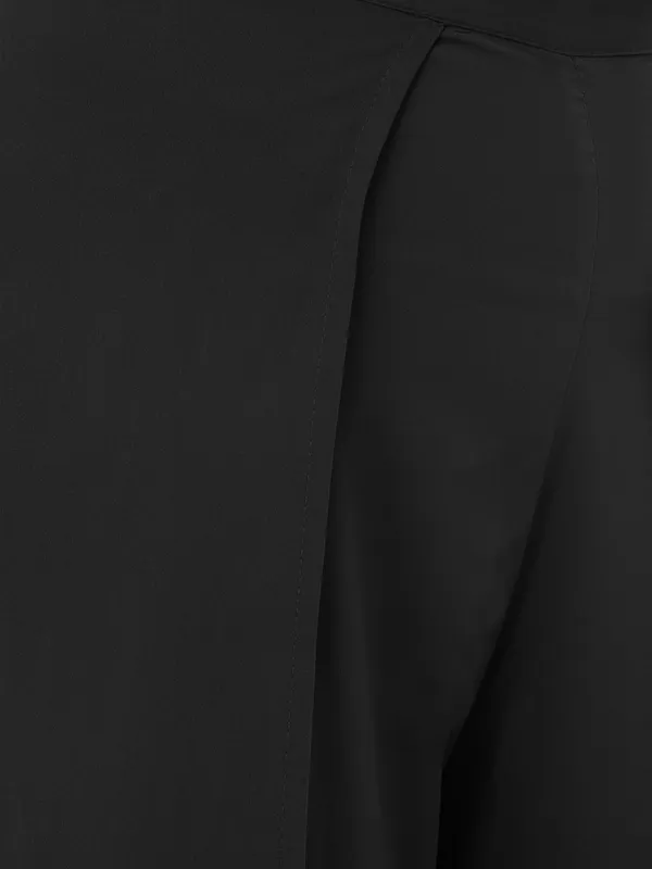 Black_Solid_Flared_Skirt_Palazzos