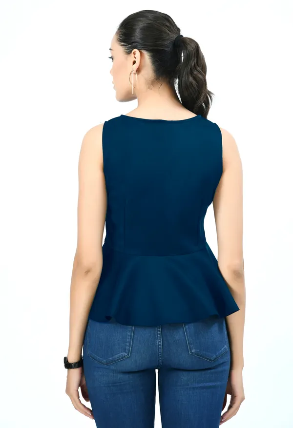 Blue_Scuba_Peplum_Top_For_Women