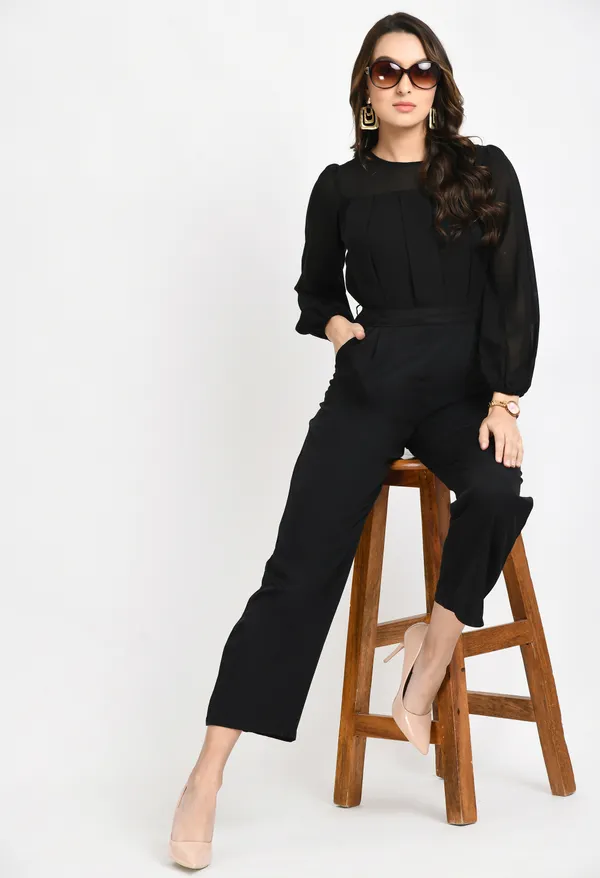Black_Pleated_Full_Sleeves_Basic_Jumpsuit