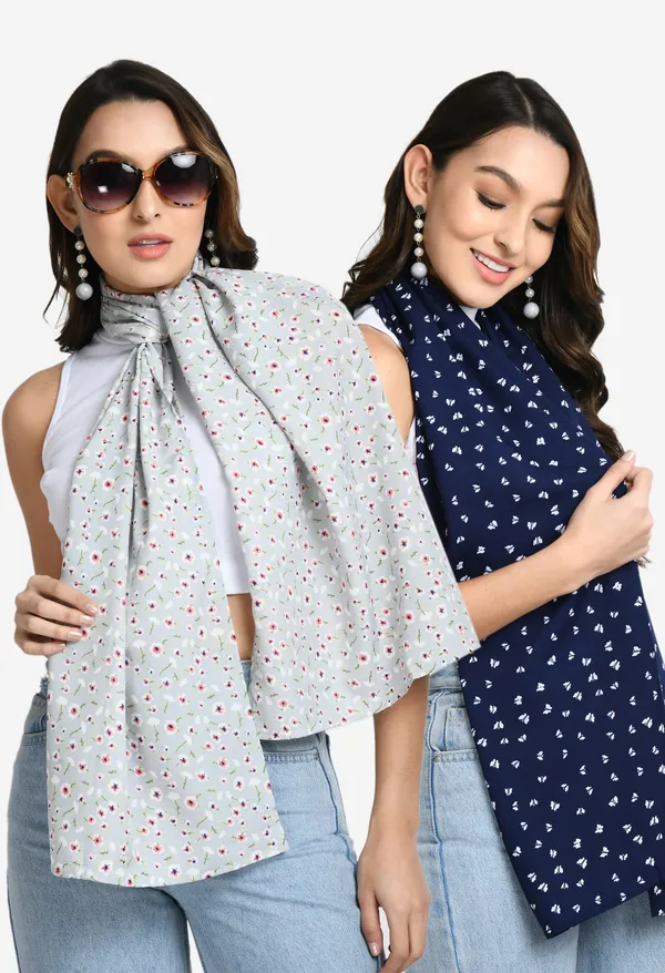 V&M_Women_Pack_of_2_Printed_Scarves