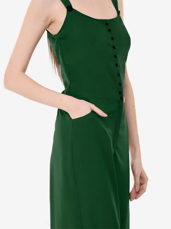 Green_Solid_Basic_Jumpsuit_For_Women