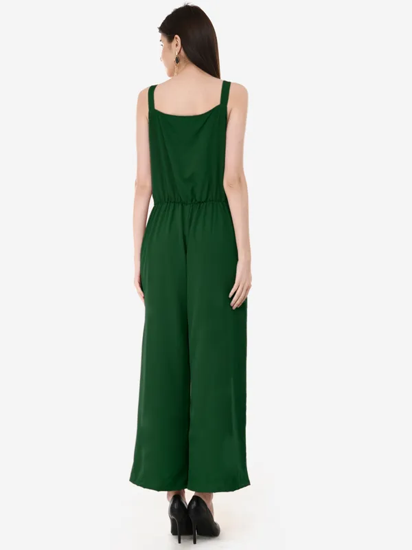 Green_Solid_Basic_Jumpsuit_For_Women