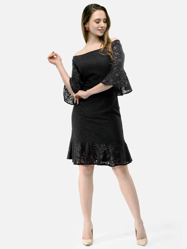 Black_Off-Shoulder_Lace_Sheath_Dress_For_Women