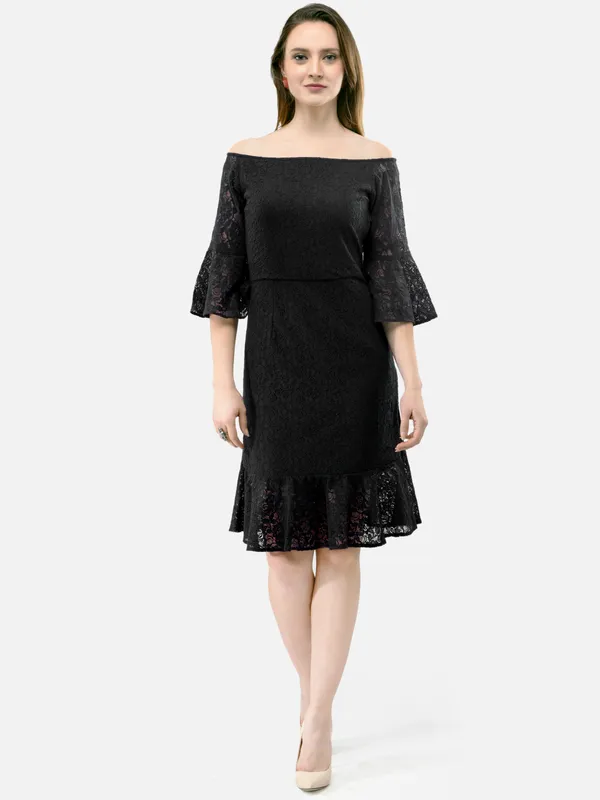 Black_Off-Shoulder_Lace_Sheath_Dress_For_Women