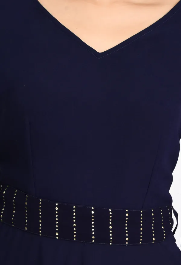 V&M_Navy_Blue_Mukesh_Work_Anarkali_Ethnic_Dress_With_Duptta_And_Belt