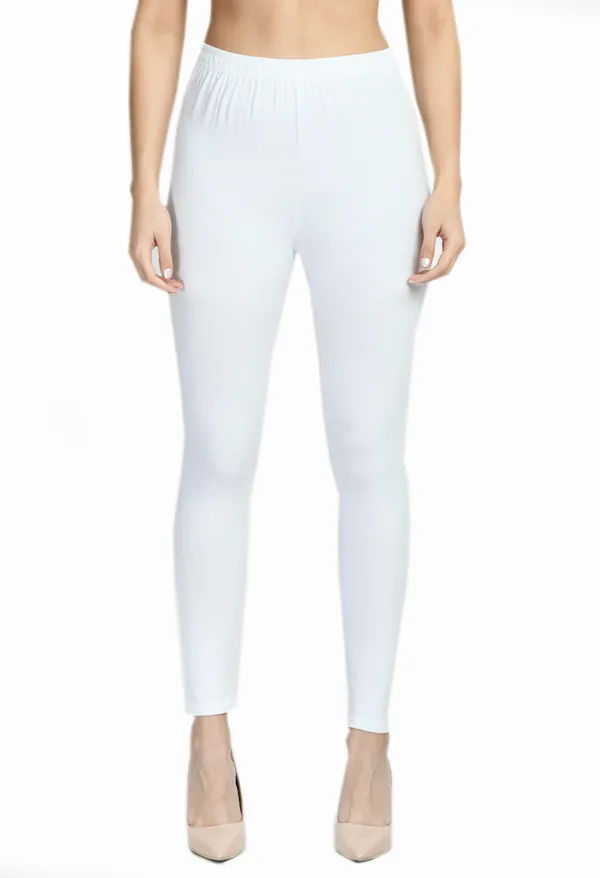 V&M_White_Women_Slim_Fit_Ankle-Length_Leggings