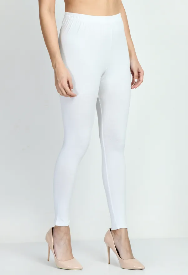 V&M_White_Women_Slim_Fit_Ankle-Length_Leggings