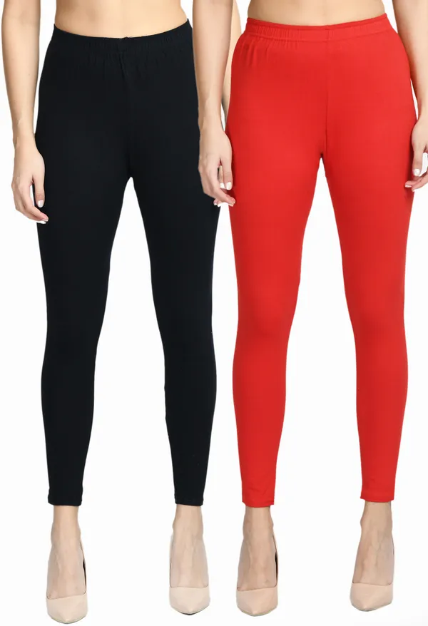 V&M_Women_Pack_Of_2_Comfort_Fit_Ankle_Length_Leggings