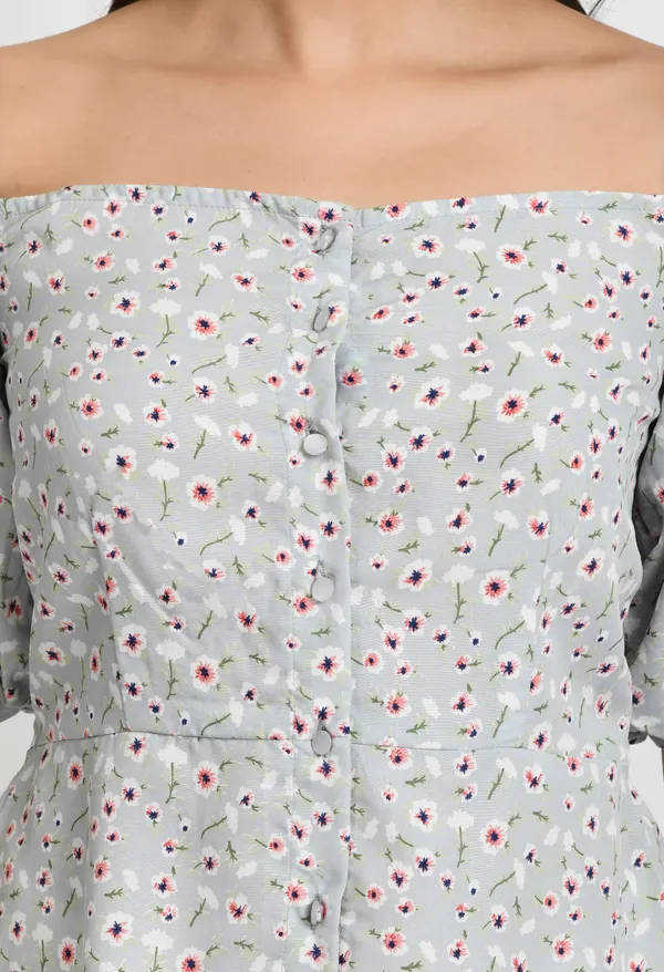Grey_Floral_Print_Off-Shoulder_Crepe_Bardot_Top