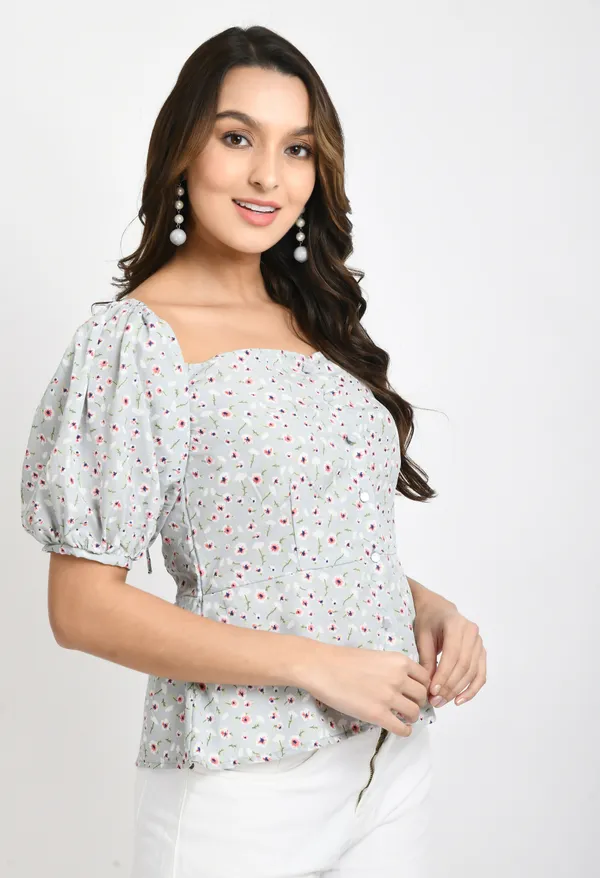 Grey_Floral_Print_Off-Shoulder_Crepe_Bardot_Top
