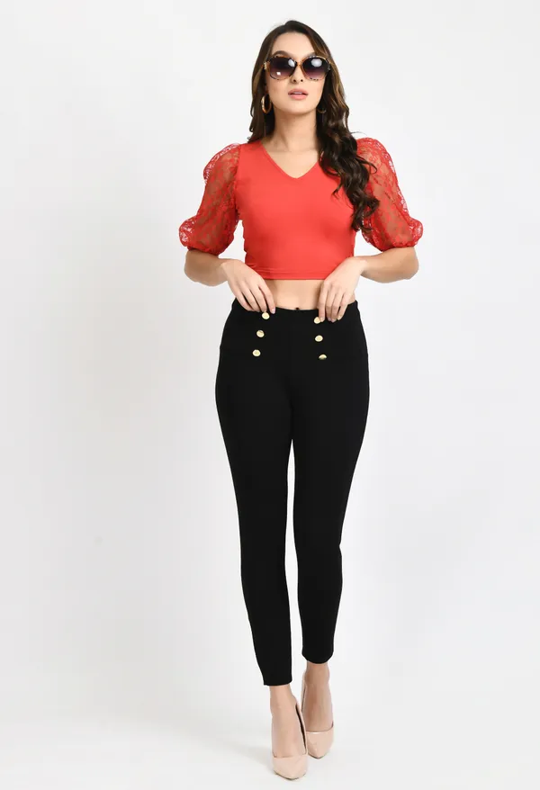 Red_Floral_Net_Puff_Sleeves_Net_Crop_Top
