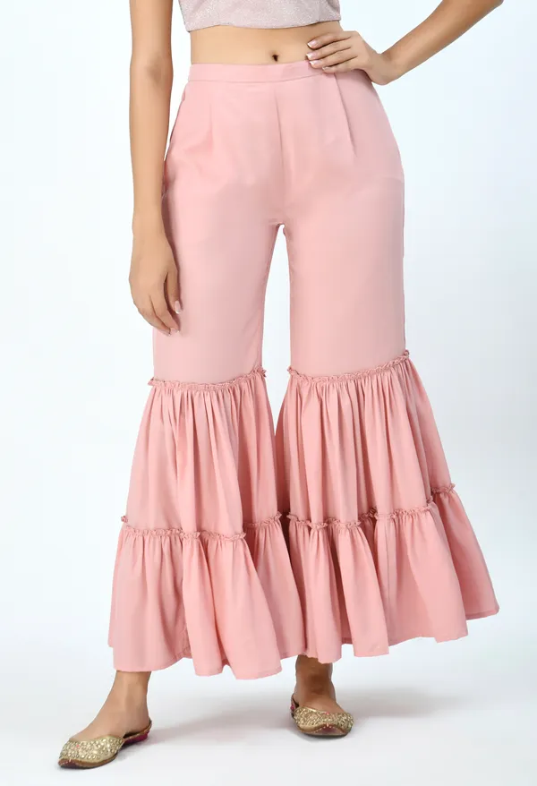 Peach_Flared_Crepe_Ethnic_Palazzos_For_Women