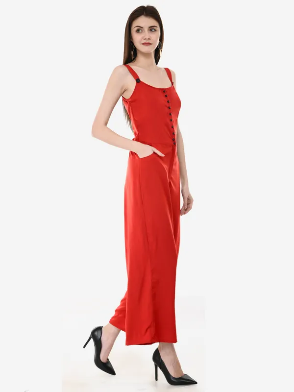 Red_Solid_Basic_Jumpsuit_For_Women