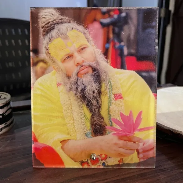 Multicolor_Shri_Premanand_Ji_Maharaj_Acrylic_Photo_Frame_For_Mandir,_Office_(8_X_6_In)