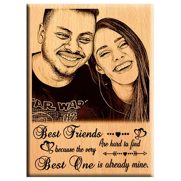 Multicolor_Personalized_Engraved_Wooden_Plaque_Unique_Friendship_Day_Gift_(8_X_6_In)