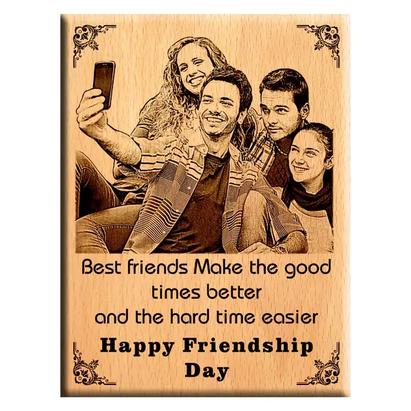 Multicolor_Personalized_Engraved_Wooden_Plaque_Unique_Friendship_Day_Gift_(9_X_7_In)