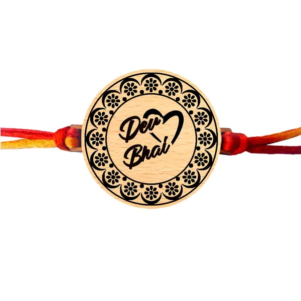 Multicolor_Personalized_Engraved_Wooden_Rakhi_With_Thread_(1.75_X_1.75_In)