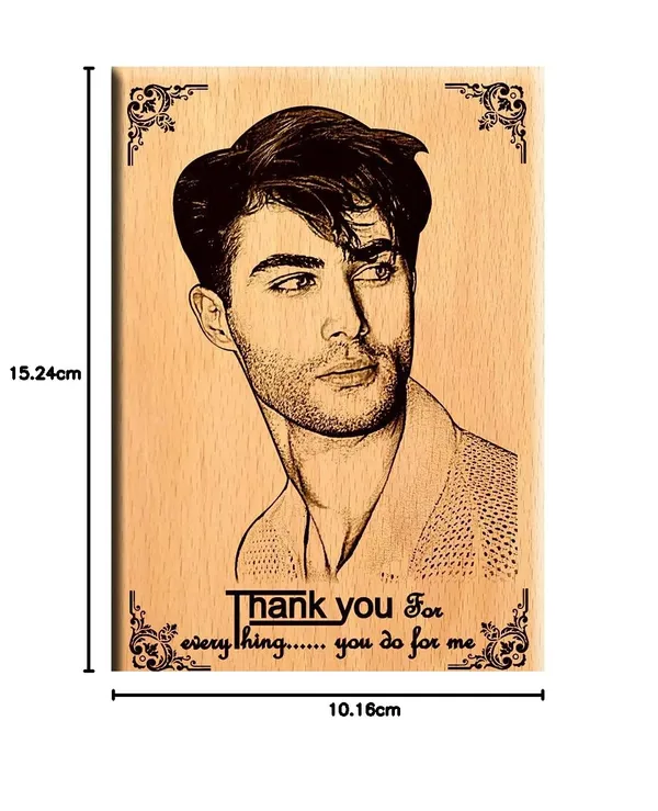 Multicolor_Personalized_Engraved_Wooden_Photo_Frames_With_Photo_(6_X_4_In)