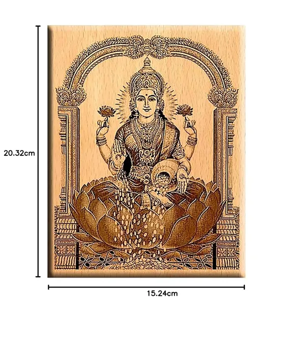 Brown_Godess_Laxmi_Wooden_Engraved_Photo_Frame/_Idol_For_Home_And_Office_Temple/_Desk_(8_X_6_In)