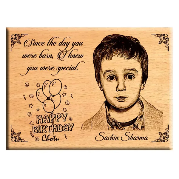 Yellow_Customized_Gifts_For_Men_Birthday_Special_Unique_Engraved_Photo_Frame/_Plaque_(9_X_7_In)