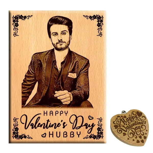Brown_Customized_Engraved_Wooden_Plaque_&_Keychain_Valentines_Day_Gift_For_Him_(7_X_5_In)