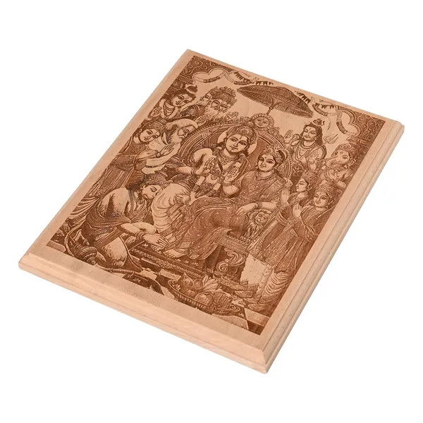 Brown_Lord_Ram_Darbar_With_Lord_Ram,_Sita,_Laxman,_Hanumaan_Wooden_Engraved_Photo_Frame/_Idol_For_Home_And_Office_Temple/_Desk_(9_X_7_In)