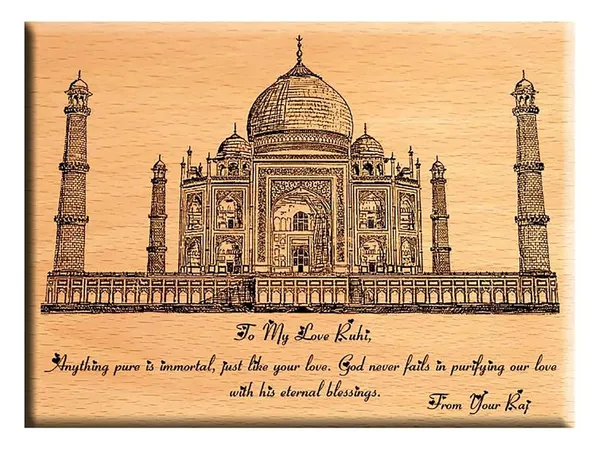 Brown_Taj_Mahal_With_Personalized_Message_Engraved_Wooden_Photo_Frame_(9_X_7_In)