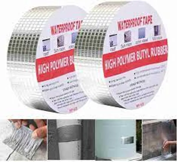 Silver_&_White_Butyl_Tape_Waterproof_Tape(48Mm_X_5Mtr)_Pack_Of_3