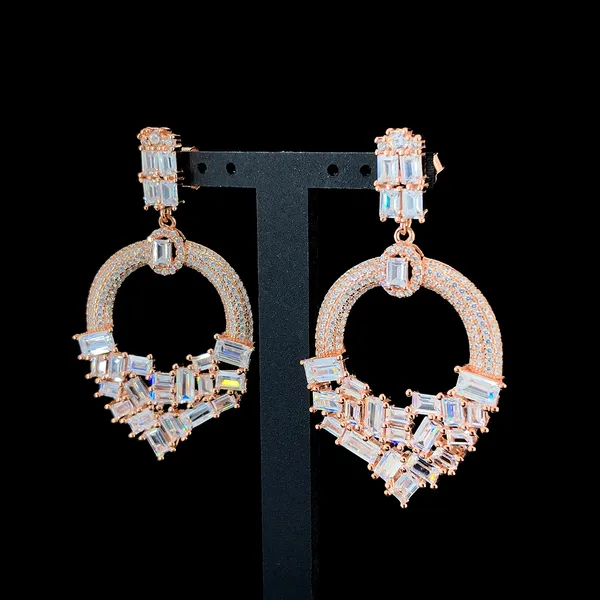 Deco_Circle_Earrings_With_Baguette_Cubic_Zirconia