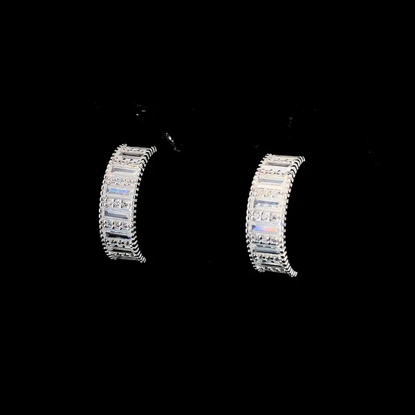 Sterling_Silver_Baguette-Cut_Diamond_Hoop_Earrings